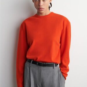 COS knit %100 cotton Orange Sweater